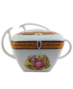 سوپ خوری چینی کوئین لمونژ طلائی