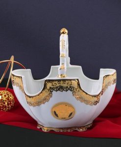 شکلات خوری چینی دسته دار بزرگ رزنتال کرم باواریا
