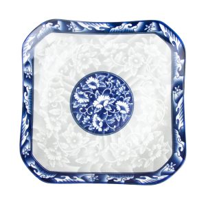 اردوخوری چینی مربع قلم آبی